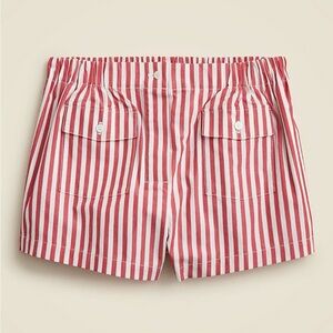 J. Crew Mini boxer short in Oxford stripe. Vintage red color.